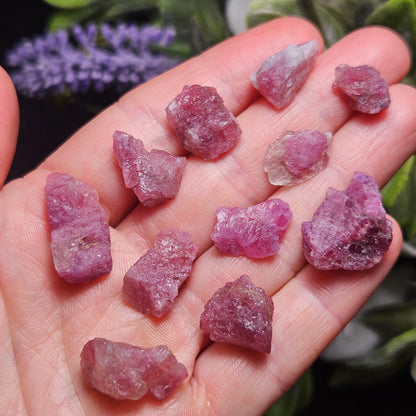 Pink Tourmaline Crystal, Raw Crystal from Brazil