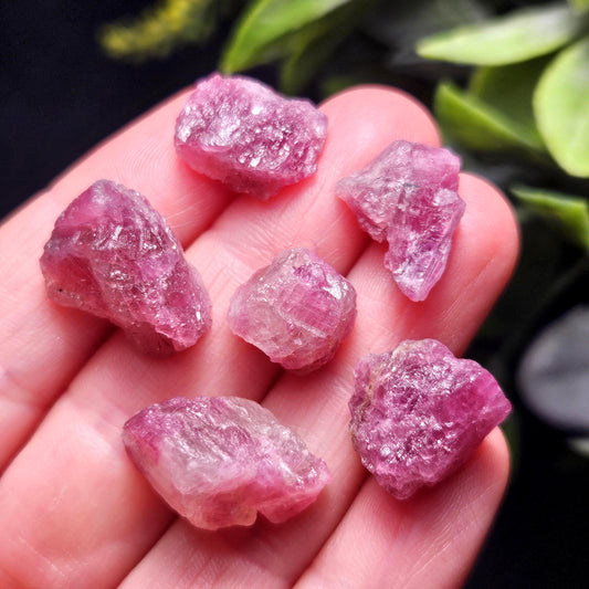 Pink Tourmaline Crystal, Raw Crystal from Brazil