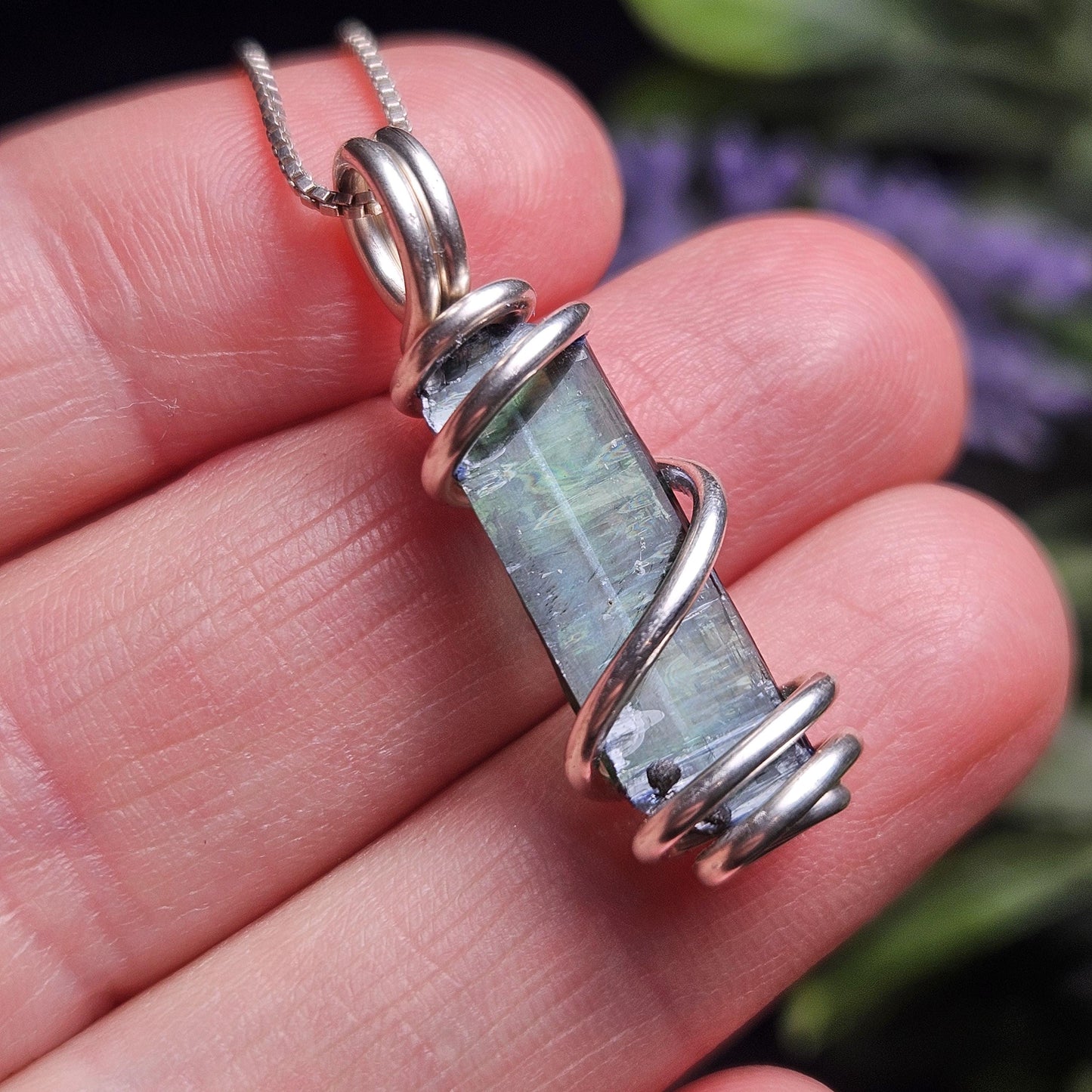 Vivianite Crystal Pendant, High Quality Terminated Specimen