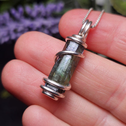 Vivianite Crystal Pendant, High Quality Terminated Specimen