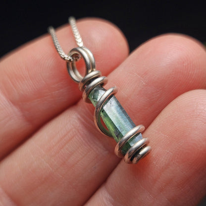 Vivianite Crystal Pendant, High Quality Terminated Specimen