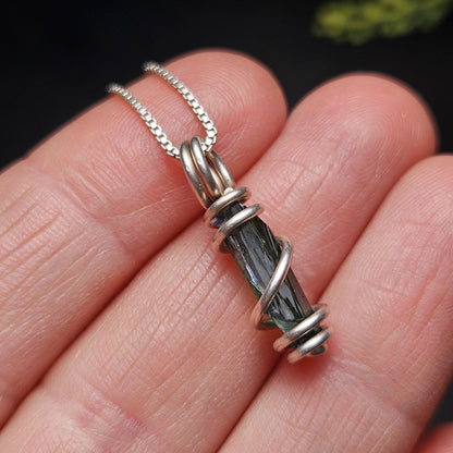 Vivianite Crystal Pendant, High Quality Terminated Specimen