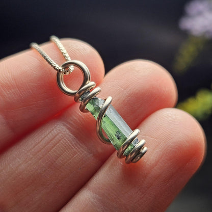 Vivianite Crystal Pendant, High Quality Terminated Specimen