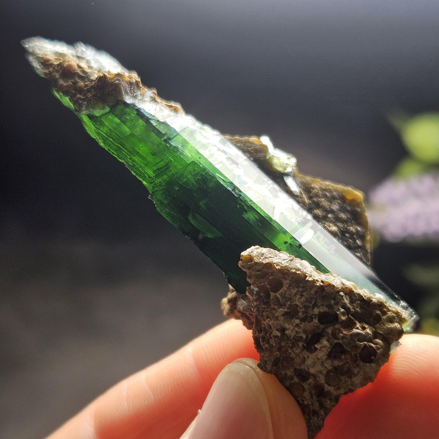 Vivianite Crystal Specimen 21.11g, Terminated Vivianite Crystal, Raw Blue