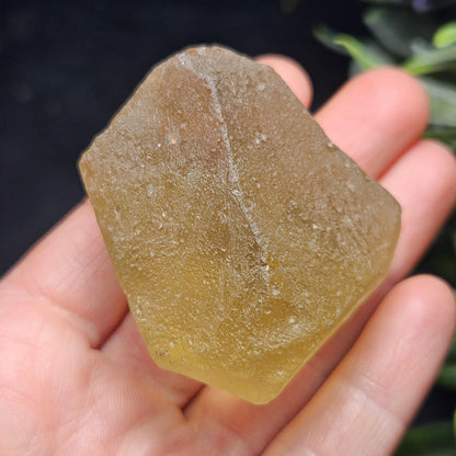 Libyan Desert Glass Specimen 74.66g, Cristobalite Inclusions
