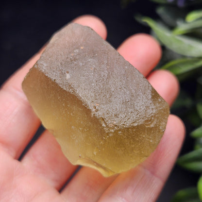 Libyan Desert Glass Specimen 74.66g, Cristobalite Inclusions
