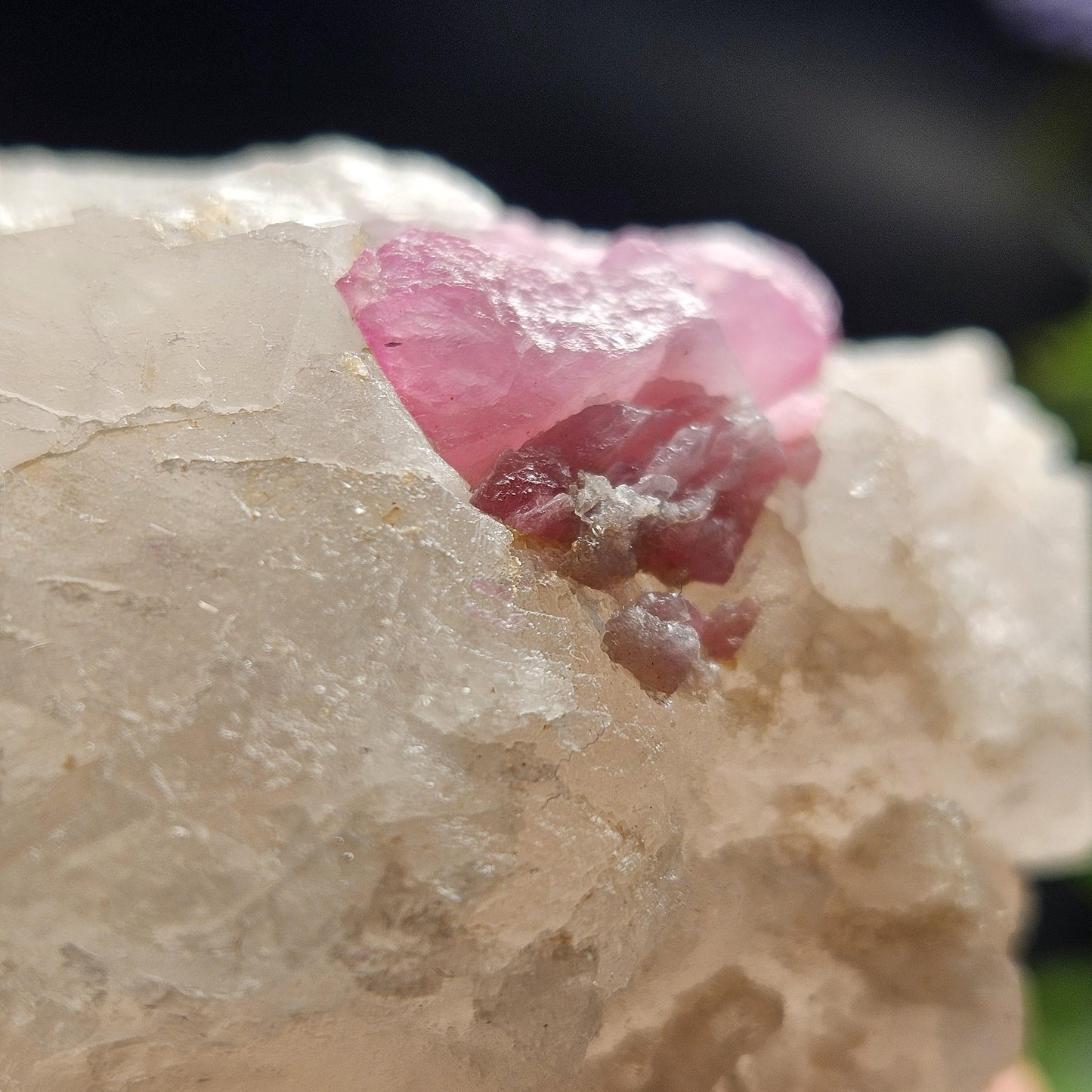 Bubblegum Pink Tourmaline in Quartz from Brazil 160.30g
