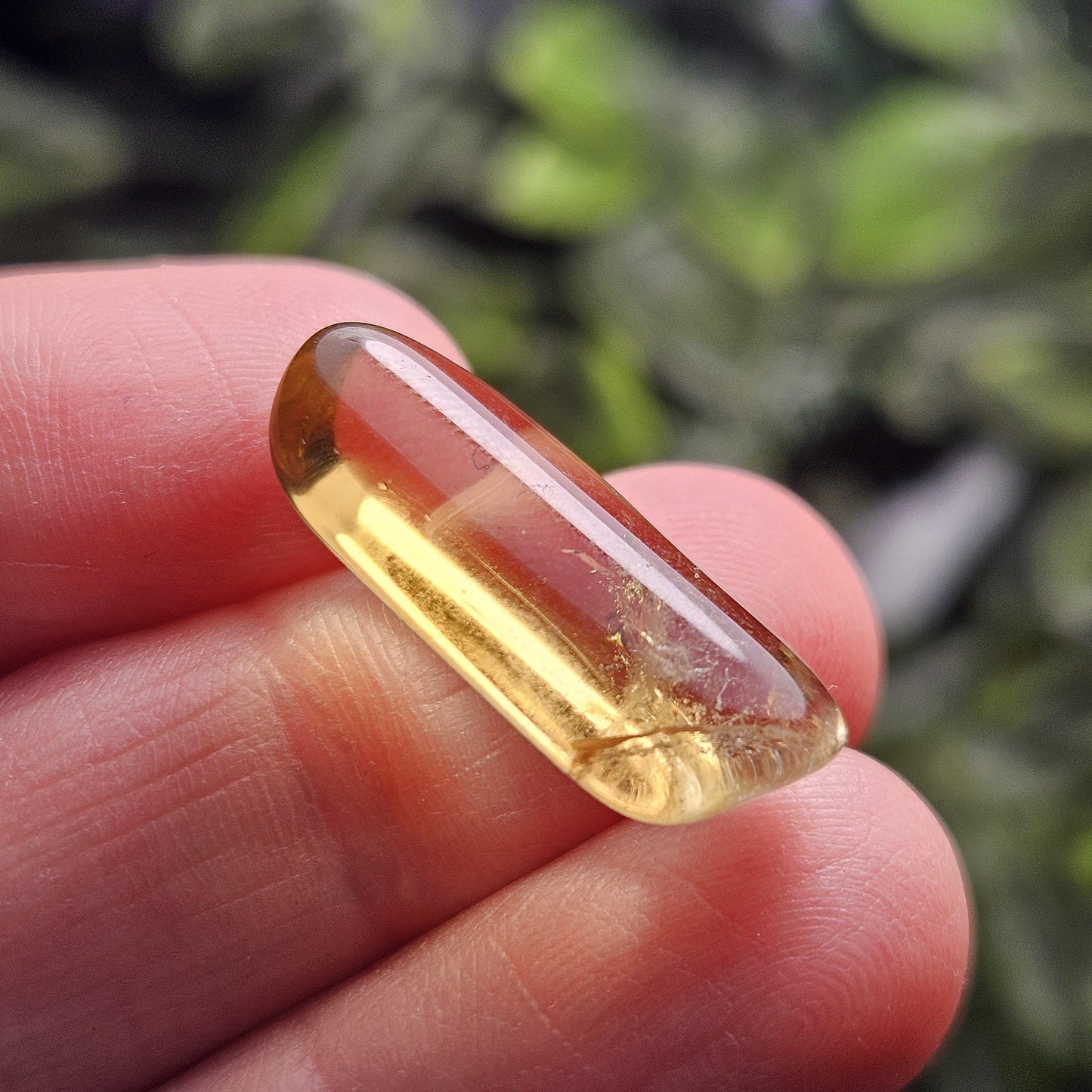 Natural Citrine Tumbled Crystal, Congo Citrine, Untreated Citrine Tumble Stone Specimen