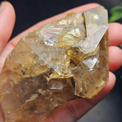 Skeletal Herkimer Diamond Quartz with Rainbow Inclusions 130.63g