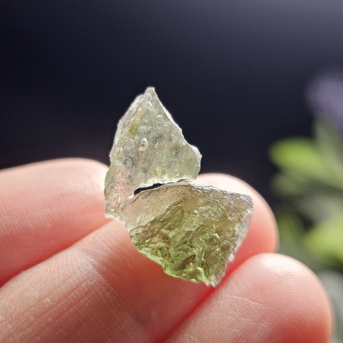 Angel Chime Moldavite Specimen 1.31g