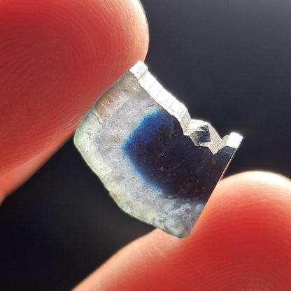 Blue Tourmaline Crystal Slice (5.8 carats)