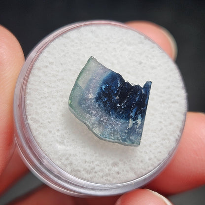 Blue Tourmaline Crystal Slice (5.8 carats)