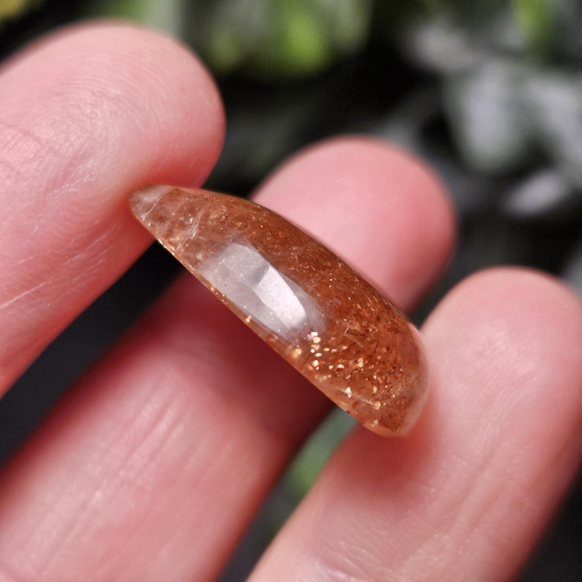 Rainbow Sunstone Crystal Cabochon, Natural Sunstone Cab, Shimmer, Flash, Polished Gemstone, Jewelry Stone