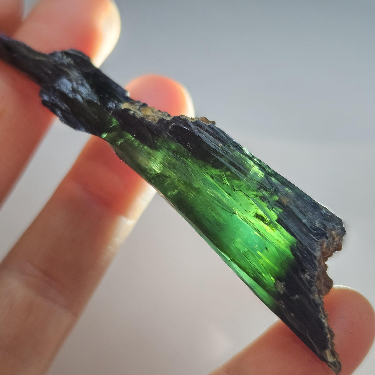 AAA Vivianite Crystal Specimen 12.43g, Terminated Vivianite Crystal, Raw Blue