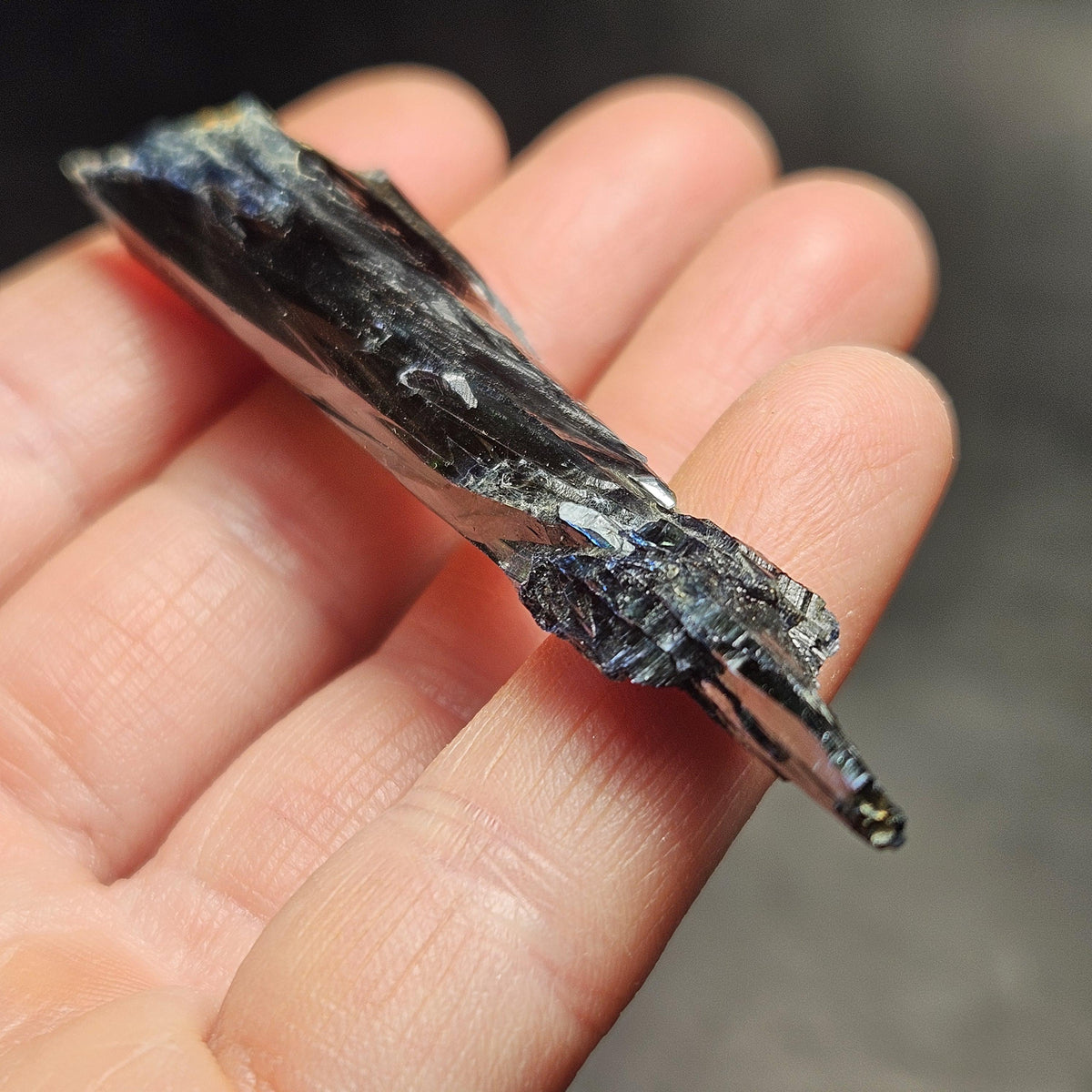AAA Vivianite Crystal Specimen 12.43g, Terminated Vivianite Crystal, Raw Blue