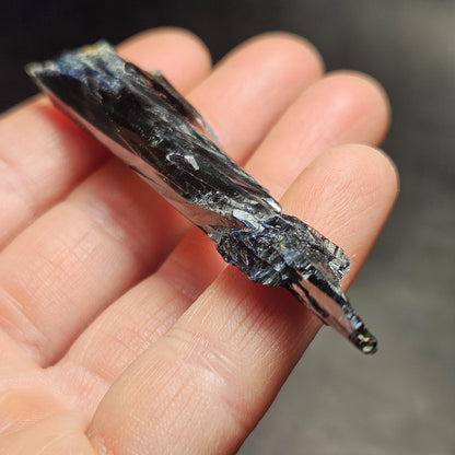 AAA Vivianite Crystal Specimen 12.43g, Terminated Vivianite Crystal, Raw Blue