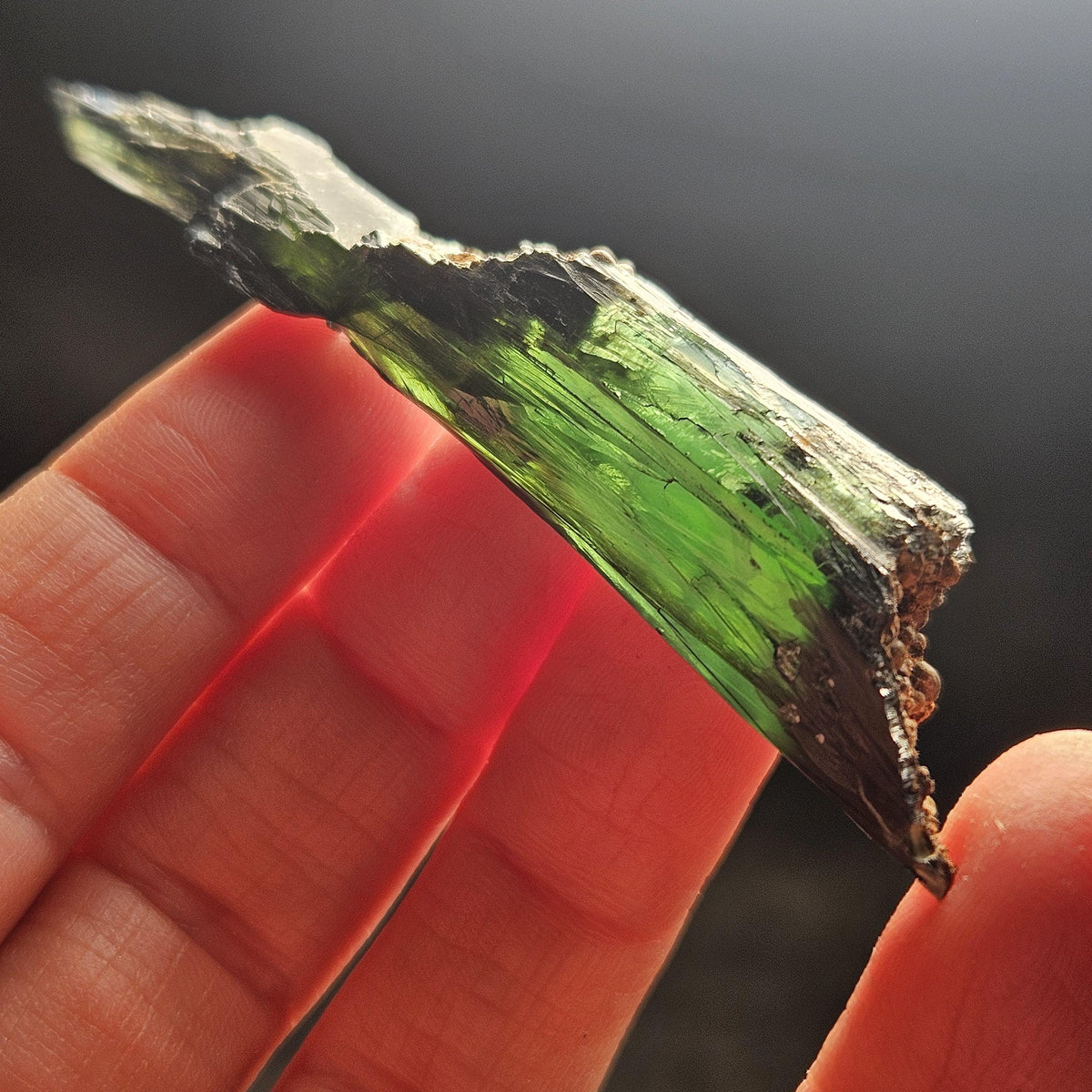 AAA Vivianite Crystal Specimen 12.43g, Terminated Vivianite Crystal, Raw Blue