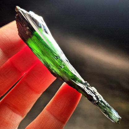 AAA Vivianite Crystal Specimen 12.43g, Terminated Vivianite Crystal, Raw Blue