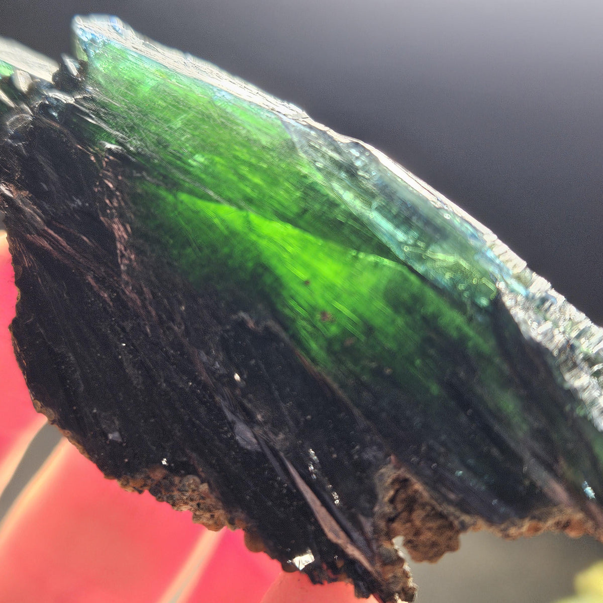 Vivianite Crystal Specimen 38.12g, AAA Terminated Vivianite Crystal, Raw Blue
