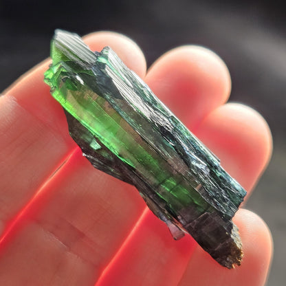 AAA Vivianite Crystal Specimen 10.41g, Terminated Vivianite Crystal, Raw Blue