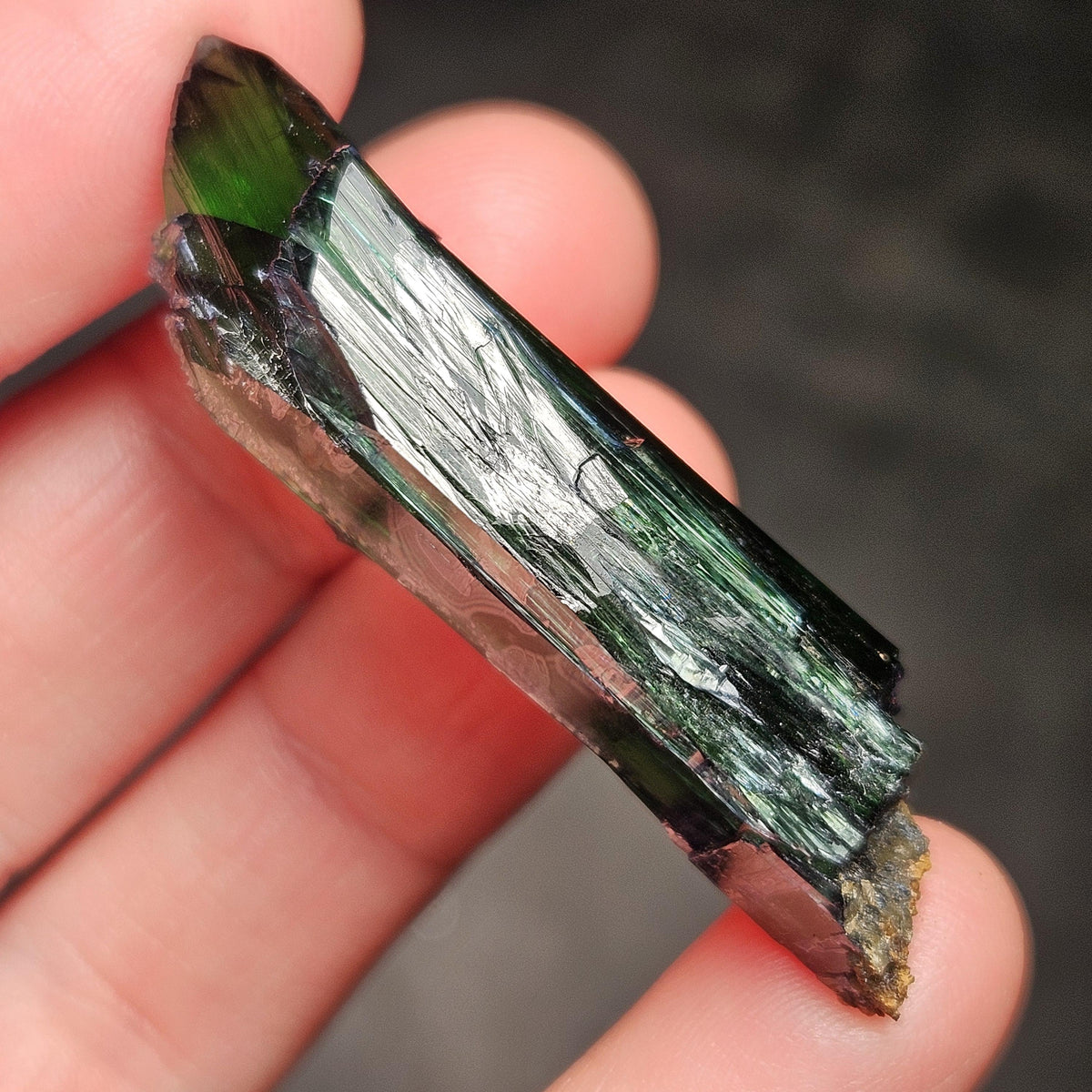 AAA Vivianite Crystal Specimen 10.41g, Terminated Vivianite Crystal, Raw Blue