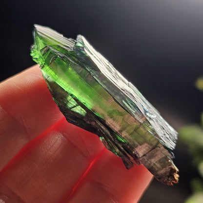 AAA Vivianite Crystal Specimen 10.41g, Terminated Vivianite Crystal, Raw Blue
