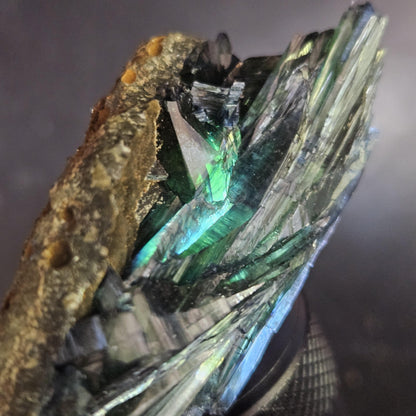 Vivianite Crystal Cluster 37.04g, Vivianite Specimen, Raw Blue