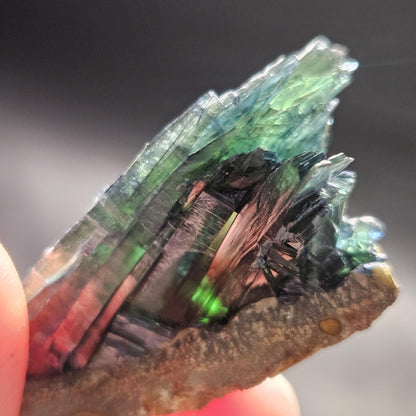 Vivianite Crystal Cluster 37.04g, Vivianite Specimen, Raw Blue