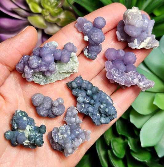 Grape Agate Crystal Cluster