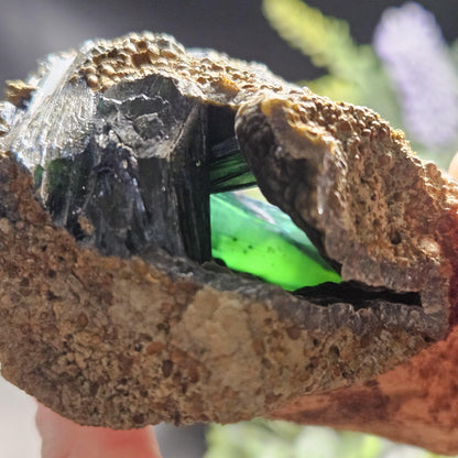 Vivianite Crystal Cluster 254.84g, Vivianite Specimen, Raw Blue