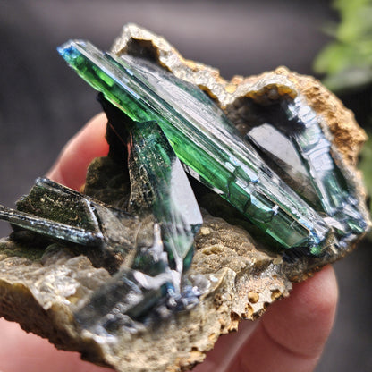 Vivianite Crystal Cluster Specimen 122g