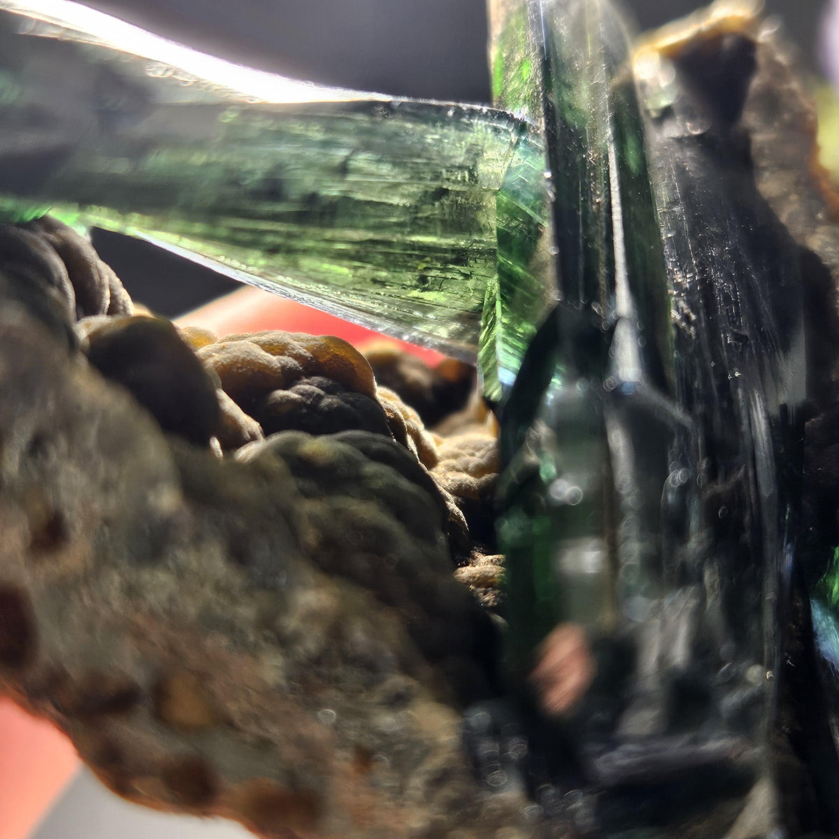 Vivianite Crystal Cluster Specimen 122g