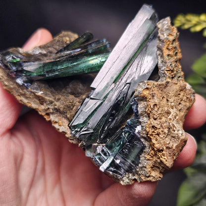 Vivianite Crystal Cluster Specimen 122g