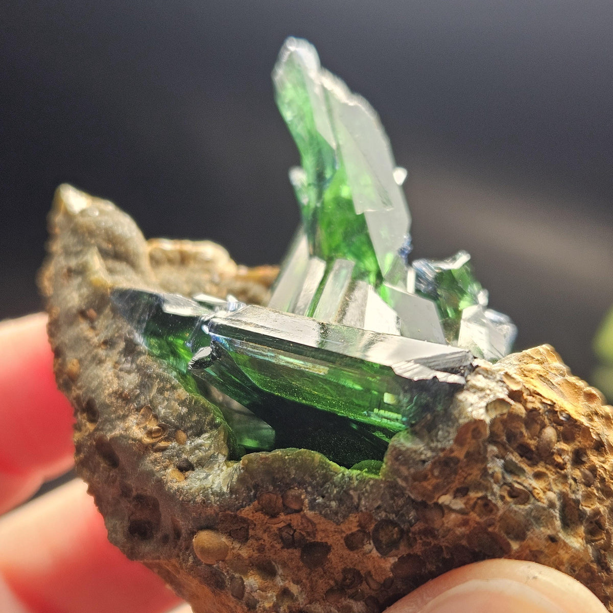 Vivianite Crystal Cluster 106.16g, Vivianite Specimen, Raw Blue