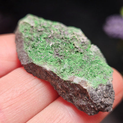 Uvarovite Green Garnet Specimen (1