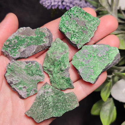 Uvarovite Green Garnet Specimen (1