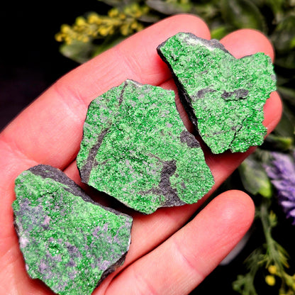 Uvarovite Green Garnet Specimen (1