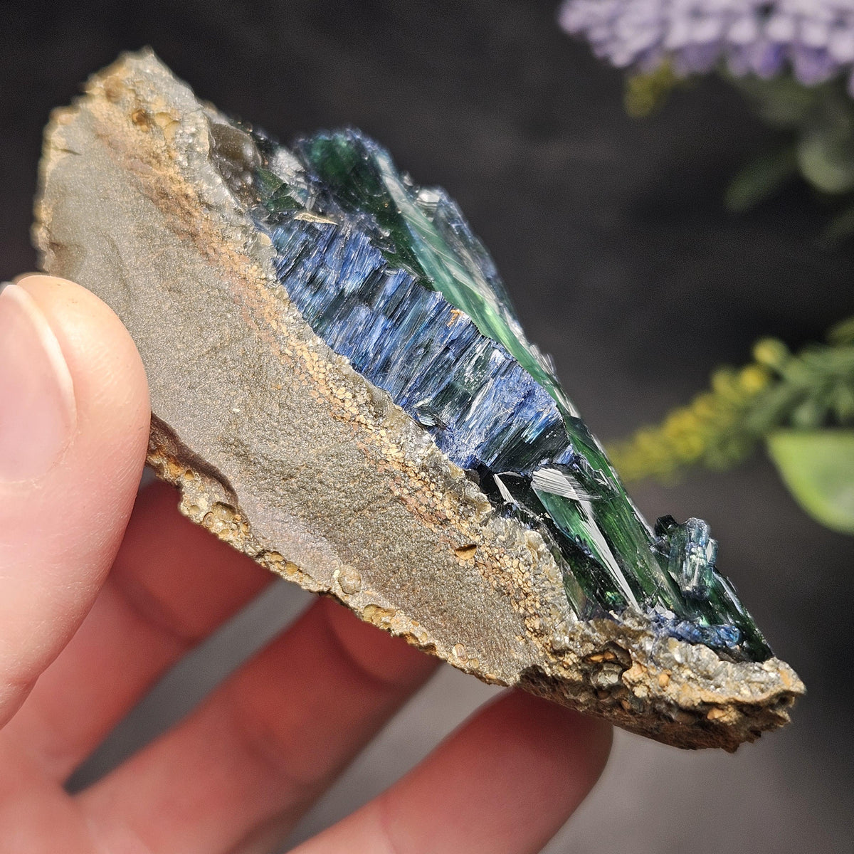 Vivianite Crystal Cluster Specimen 104.04g
