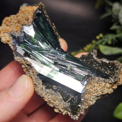 Vivianite Crystal Cluster Specimen 100.67g