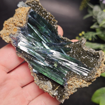 Vivianite Crystal Cluster Specimen 100.67g