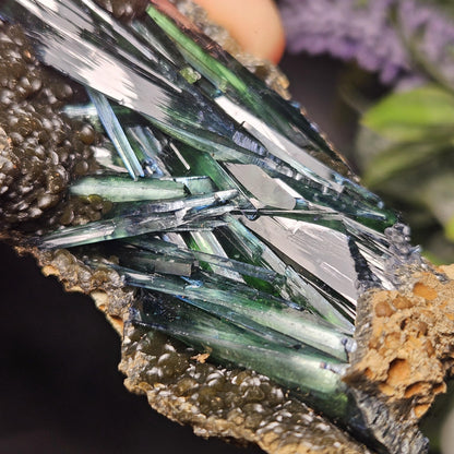 Vivianite Crystal Cluster Specimen 100.67g