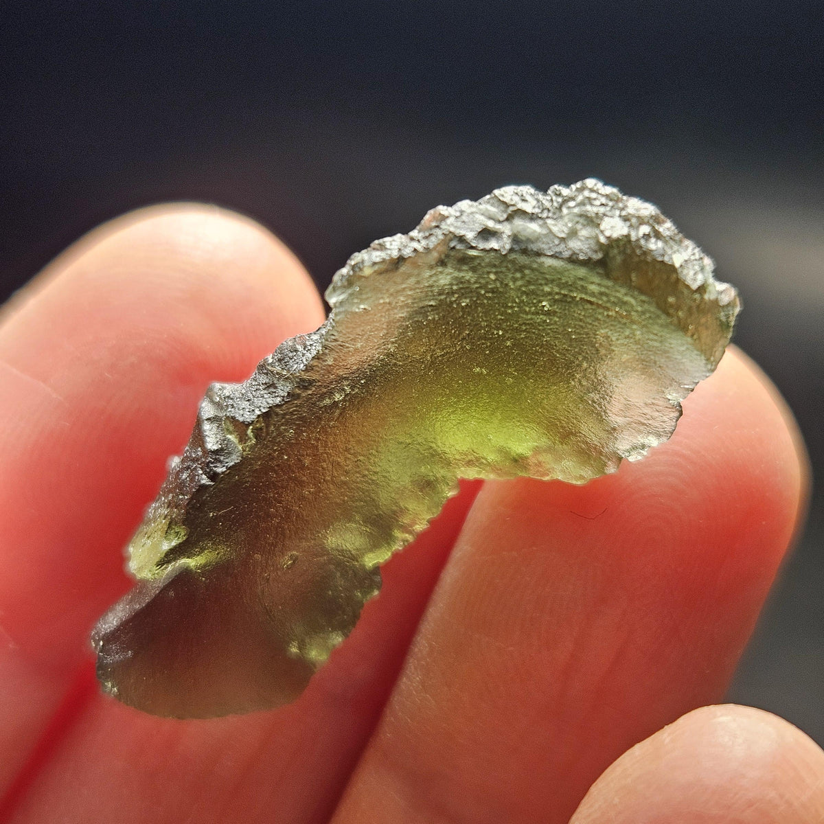 Moldavite Raw Specimen 3.98g