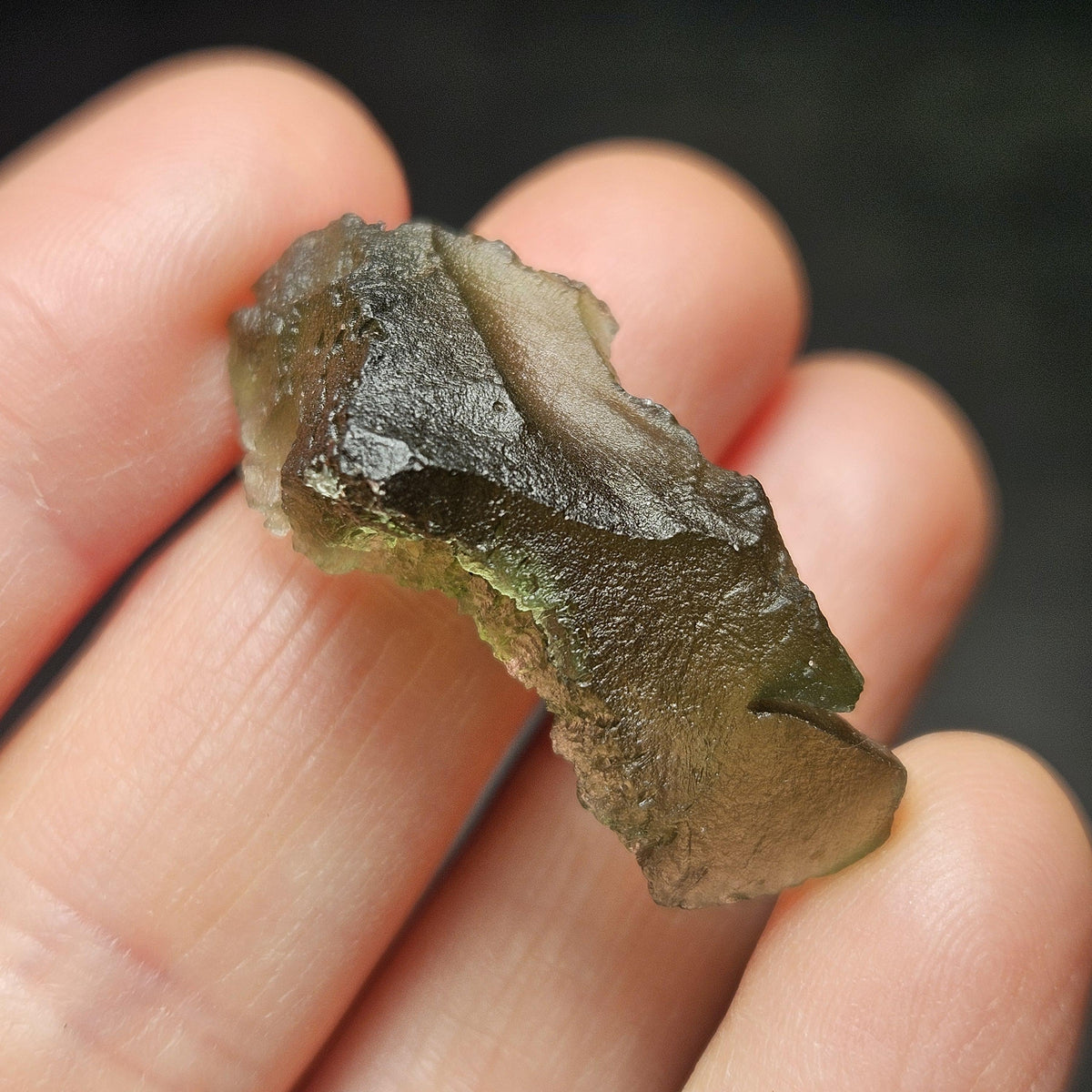 Moldavite Raw Specimen 3.98g
