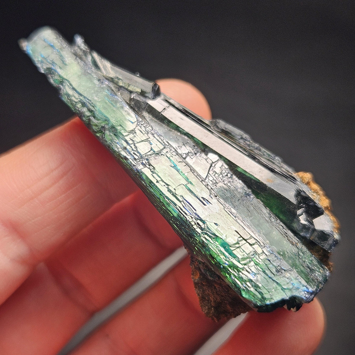 Vivianite Dragon Scale Crystal Specimen 29.30g