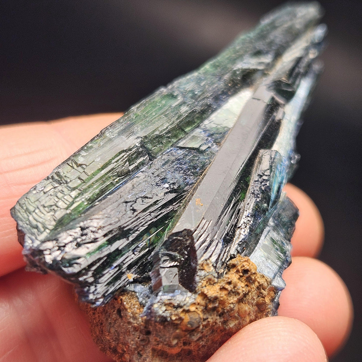Vivianite Dragon Scale Crystal Specimen 29.30g