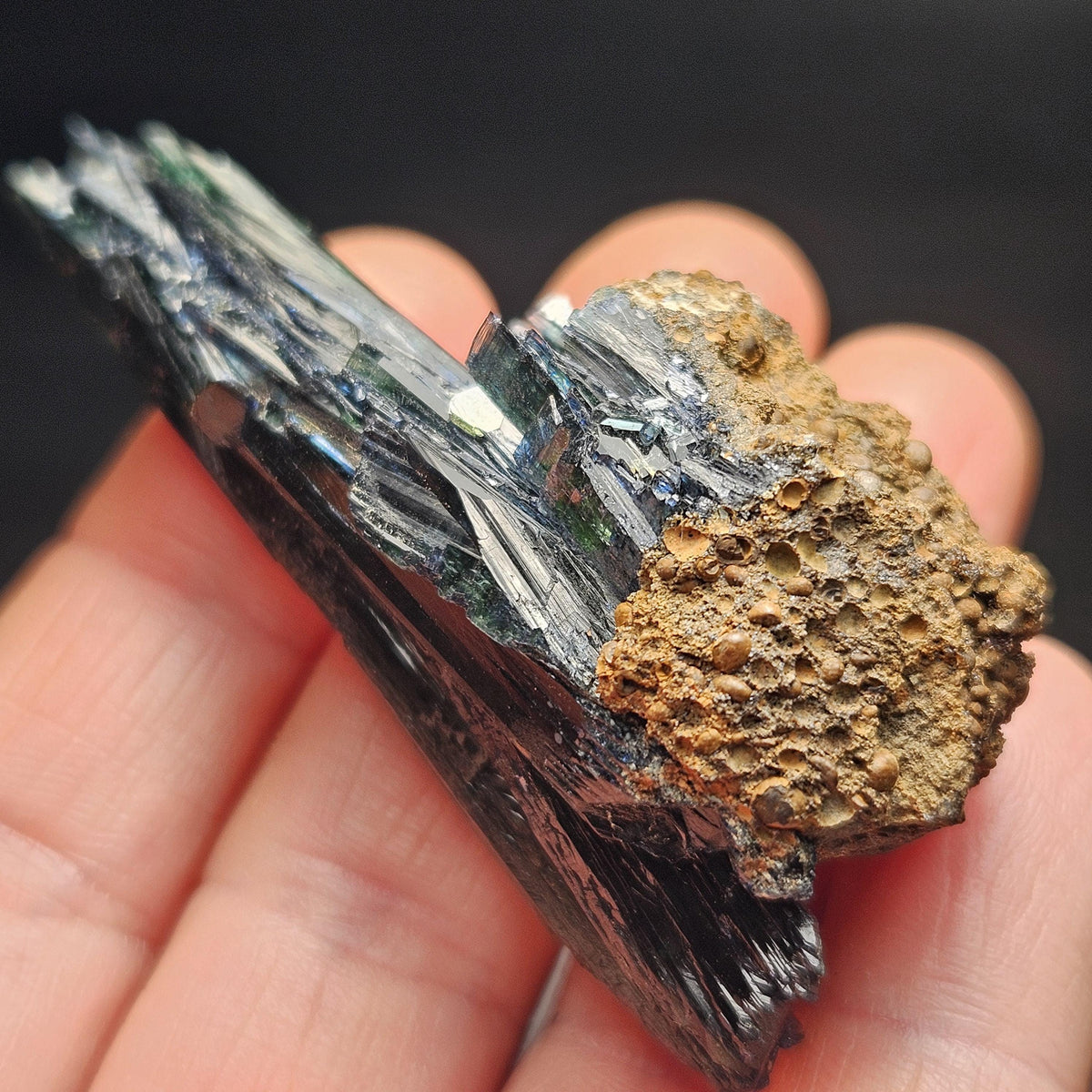 Vivianite Dragon Scale Crystal Specimen 29.30g