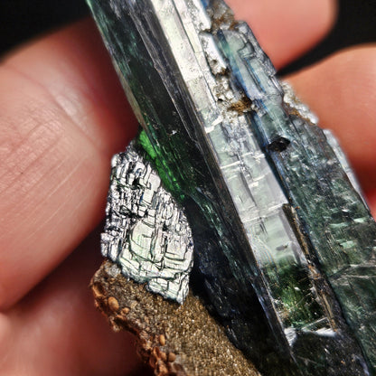 Vivianite Dragon Scale Crystal Specimen 49.40g