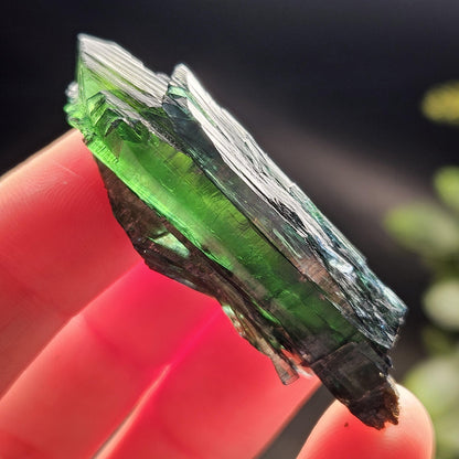 AAA Vivianite Crystal Specimen 10.41g, Terminated Vivianite Crystal, Raw Blue