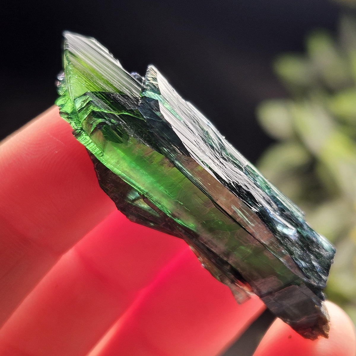 AAA Vivianite Crystal Specimen 10.41g, Terminated Vivianite Crystal, Raw Blue