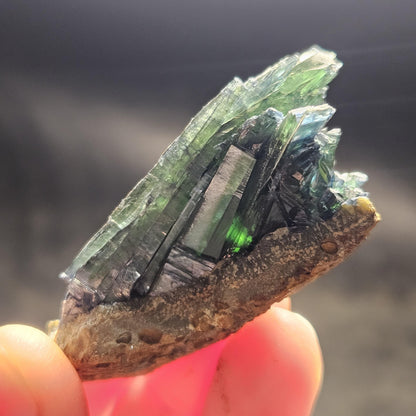 Vivianite Crystal Cluster 37.04g, Vivianite Specimen, Raw Blue